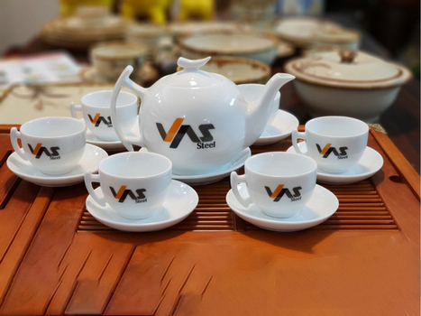 Sản xuất bộ bình trà in logo tại Hồ Chí Minh