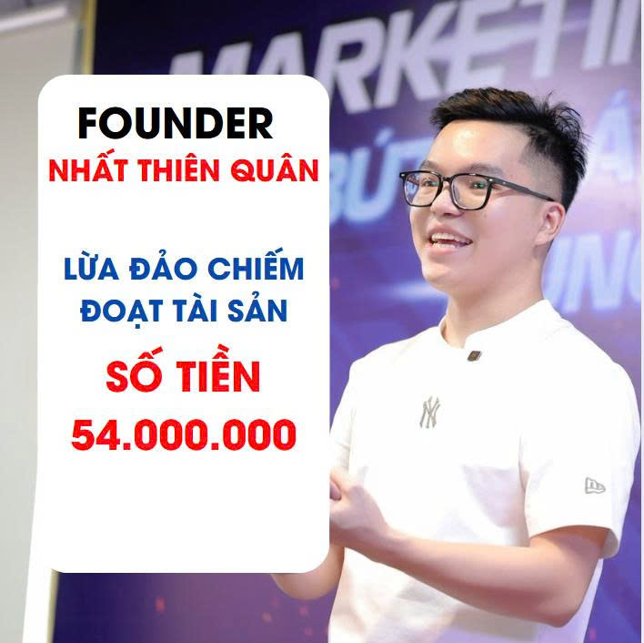 FOUDER ONGROUP NHẤT THIÊN QUÂN LỪA ĐẢO CHIẾM ĐOẠT TÀI SẢN DOANH NGHIỆP