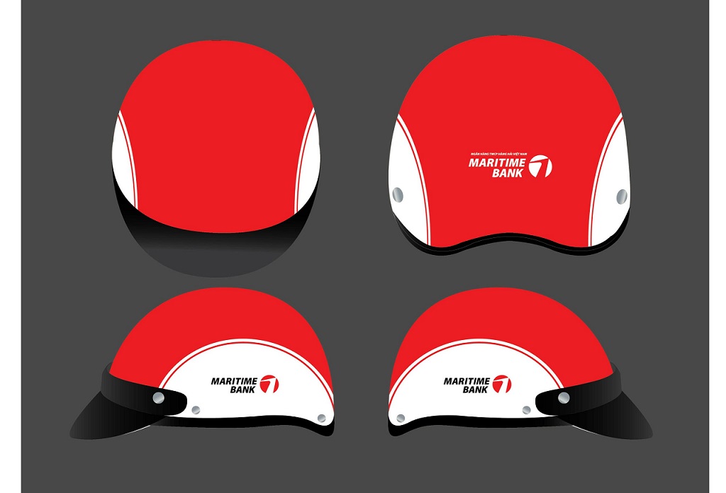 Sản xuất nón bảo hiểm in logo quảng cáo, mũ bảo hiểm quà tặng