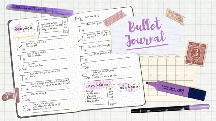 Sử dụng sổ tay Bullet Journal một cách hiệu quả nhất
