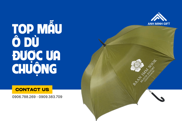 5 Mẫu Ô Dù Quảng Cáo Được Doanh Nghiệp Ưa Chuộng Nhất 2025