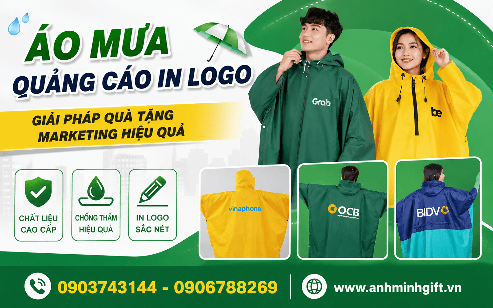 Áo Mưa Quảng Cáo In Logo – Giải Pháp Quà Tặng Marketing Hiệu Quả