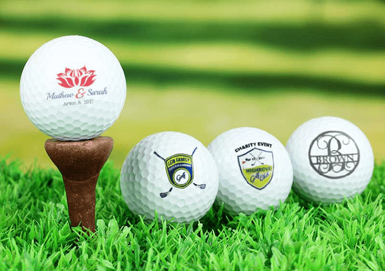 Bóng golf in logo cá nhân hoá theo yêu cầu