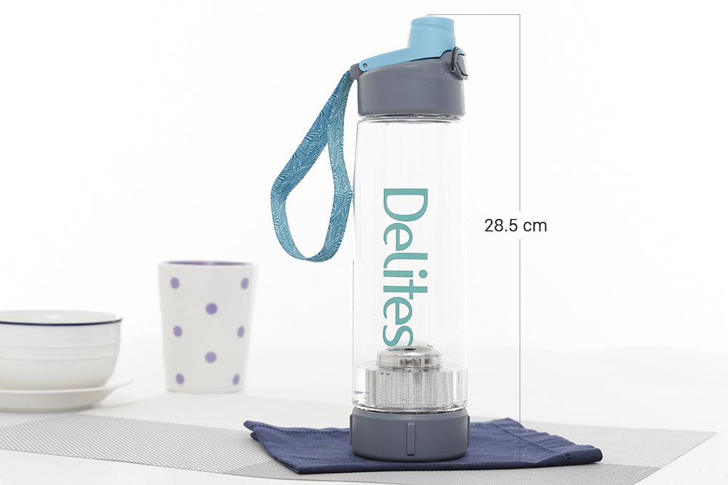Cách pha trà bằng bình nước nhựa 400 ml Delites TT - 001