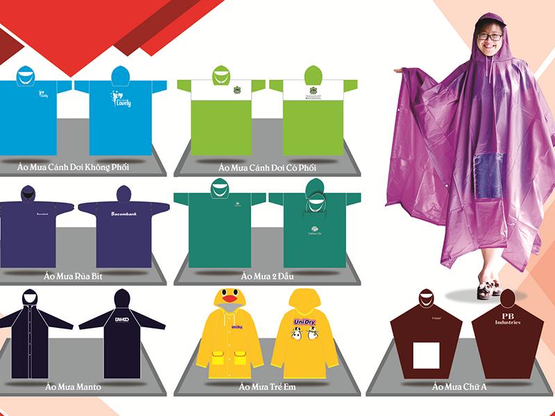 Công ty sản xuất áo mưa quà tặng giá sỉ