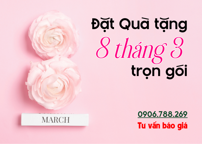 Đặt quà tặng doanh nghiệp cho 8 tháng 3 tại Hồ Chí Minh