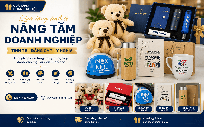 Nâng tầm đẳng cấp doanh nghiệp với bộ quà tặng in logo tại Hồ Chí Minh