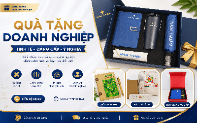 Nâng tầm sự kiện với bộ quà tặng doanh nghiệp in logo theo yêu cầu