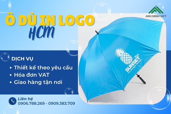 Ô Dù In Logo Theo Yêu Cầu tại Hồ Chí Minh