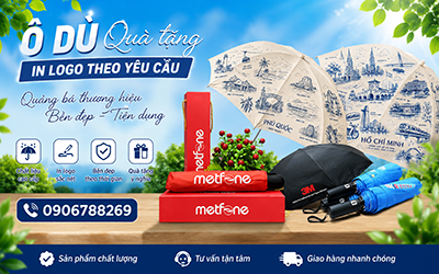 Ô Dù Quảng Cáo In Logo Theo Yêu Cầu Quà Tặng Doanh Nghiệp Cao Cấp Giá Xưởng
