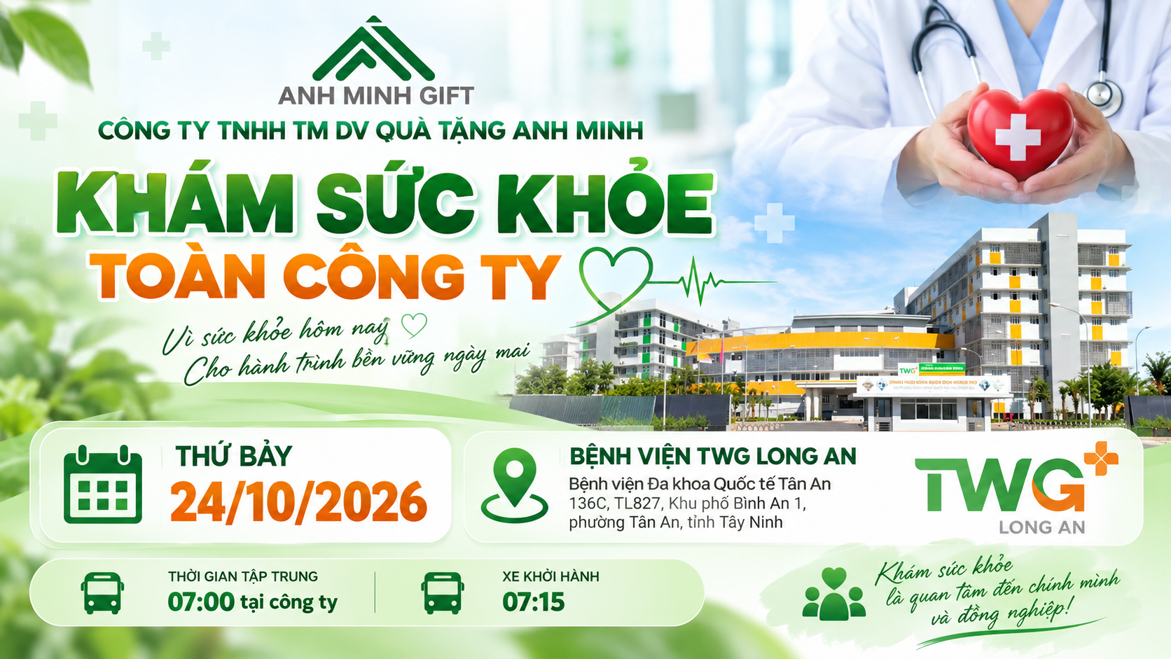 Quà Tặng Anh Minh Tổ Chức Khám Sức Khỏe Định Kỳ 2026