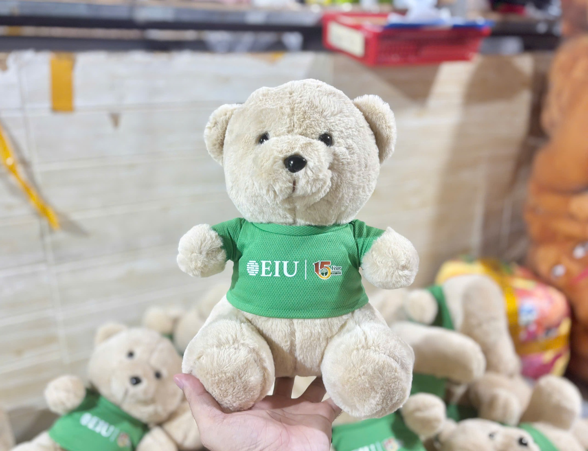 Quà tặng gấu bông in logo event thương hiệu lớn