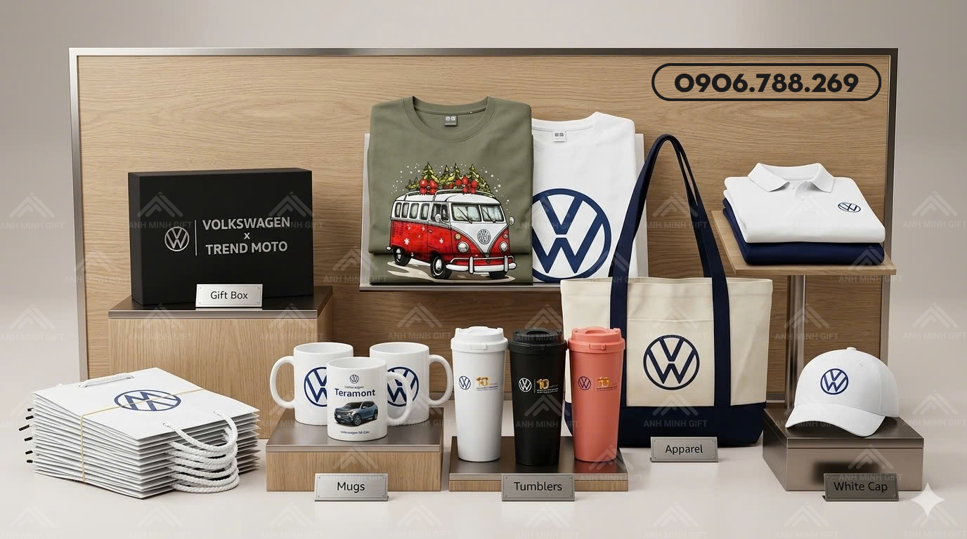 Xu hướng chọn bộ quà tặng in logo tinh tế và bền vững năm nay