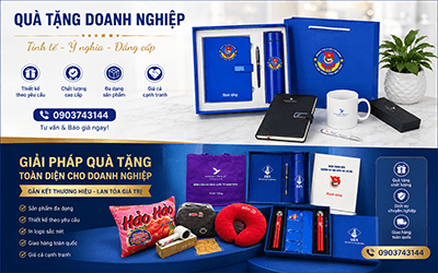 Xưởng Quà Tặng Doanh Nghiệp In Logo Theo Yêu Cầu Uy Tín