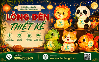 Xưởng sản xuất lồng đèn thiết kế quảng cáo theo yêu cầu doanh nghiệp