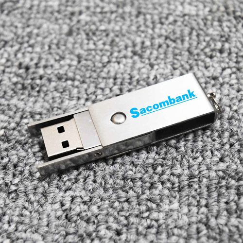 USB kim loại in logo